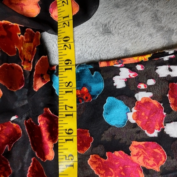 Alice + Olivia Silk Floral Belle Oversized Tunic Small - Picture 5 of 8